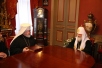 Встреча Святейшего Патриарха Кирилла с Архиепископом Карельским и всей Финляндии Львом