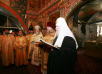 Патриаршее служение в день памяти блаженного Василия Московского