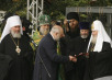 Церемония возвращения исторической звонницы Свято-Данилова монастыря