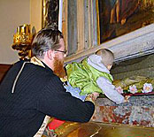 В день памяти преподобной Марии Вифинской в Венеции у мощей святой был отслужен православный молебен