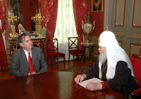 Святейший Патриарх встретился с Комиссаром Совета Европы по правам человека