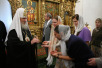 Патриаршее служение в церкви Двенадцати апостолов в Патриарших палатах Московского Кремля