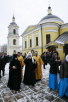 Патриаршее служение в Покровском ставропигиальном монастыре в связи с 10-летием со дня перенесения мощей блаженной Матроны Московской