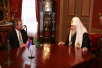 Встреча Святейшего Патриарха Алексия с послом США в России