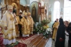 Патриарший визит в Санкт-Петербург. Богослужение в главном храме Иоанновского монастыря на Карповке.