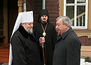 Митрополит Рижский и всея Латвии Александр встретился с Евгением Примаковым