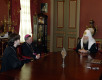 Встреча Святейшего Патриарха Алексия с председателем Комиссии по межхристианским связям Конференции католических епископов Франции