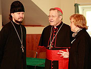 Студенты Свято-Тихоновского университета встретились с кардиналом Вальтером Капсером