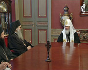 Встреча Святейшего Патриарха Кирилла с делегацией Сербской Православной Церкви