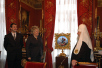 Встреча Святейшего Патриарха Алексия с Послом Эстонии в России г-жой Мариной Кальюранд