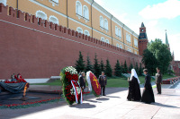 Предстоятель Русской Церкви почтил память воинов, павших в Великой Отечественной войне