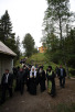 Посещение Святейшим Патриархом Кириллом Свято-Вознесенского скита на горе Секирной