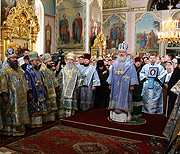 Предстоятель Русской Церкви совершил Божественную литургию в ставропигиальном Свято-Троицком Воскресенском Корецком монастыре