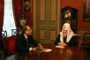 Встреча Святейшего Патриарха Алексия с сербской делегацией