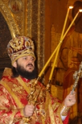 В Неделю Жен-мироносиц епископ Бронницкий Амвросий совершил Божественную литургию в Успенском соборе Московского Кремля