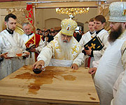 Митрополит Филарет совершил чин освящения домового храма Минской духовной семинарии