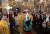 Патриаршее богослужение в Успенском соборе Кремля в праздник Собора Пресвятой Богородицы