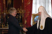 Святейший Патриарх Алексий встретился с послом Эстонии в РФ