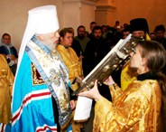 В День независимости Украины митрополит Владимир совершил молебен об украинском народе в Киево-Печерской лавре