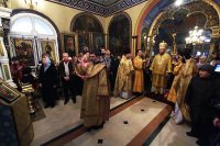 На подворье Сербской Церкви в Москве совершен молебен о спасении сербов в Косове и Метохии