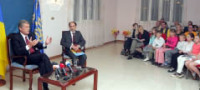 Виктор Ющенко в ходе посещения Ливии встретился с украинской общиной и посетил храм 'Киевского патриархата'
