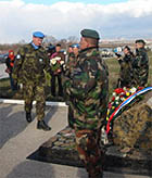 В Косово отдают дань памяти погибшим российским миротворцам
