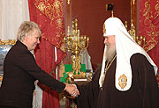 Святейший Патриарх Алексий встретился с Послом Эстонии в России М. Кальюранд