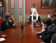 Традиционная предпасхальная встреча Предстоятеля Русской Церкви с журналистами