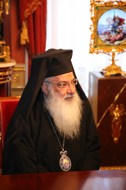 Встреча Святейшего Патриарха Кирилла с Предстоятелем Александрийской Православной Церкви