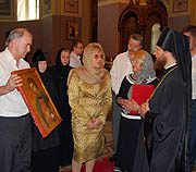 Губернатор Петербурга В. Матвиенко посетила Русскую духовную миссию в Иерусалиме