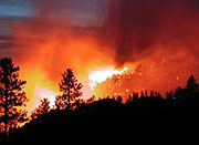 Сербскому монастырю в Калифорнии угрожают лесные пожары