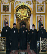 Архиереи Приволжских епархий посетили Нижегородскую духовную семинарию и Спасский кафедральный собор