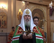 В день Усекновения главы Иоанна Предтечи Святейший Патриарх совершил богослужение в московском Иоанно-Предтеченском монастыре