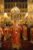 Божественная литургия в Успенском соборе Кремля