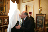 Святейший Патриарх Алексий встретился с Послом Сербии и Черногории в РФ