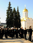 Блаженнейший Митрополит всея Америки и Канады Иона посетил Троице-Сергиеву лавру и Новоспасский монастырь