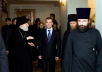 Визит первого заместителя премьер-министра РФ Д. А. Медведева в Московскую духовную академию