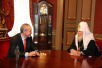 Встреча Святейшего Патриарха Алексия с послом Греции в России