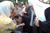 Освящение купольных крестов и колоколов строящегося собора св. Александра Невского (Краснодар, 15 июня 2005 г.).