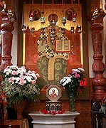 В день памяти свт. Николая Чудотворца Святейший Патриарх Алексий совершил Литургию в Николо-Угрешском монастыре