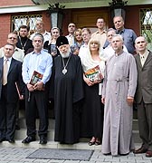 Митрополит Киевский Владимир принял делегацию врачей-онкологов из Грузии