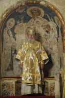 В день памяти святителя Петра митрополита Московского Святейший Патриарх Алексий совершил Божественную литургию в Успенском соборе Кремля