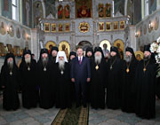 Члены Синода Белорусской Православной Церкви встретились с президентом Республики Беларусь