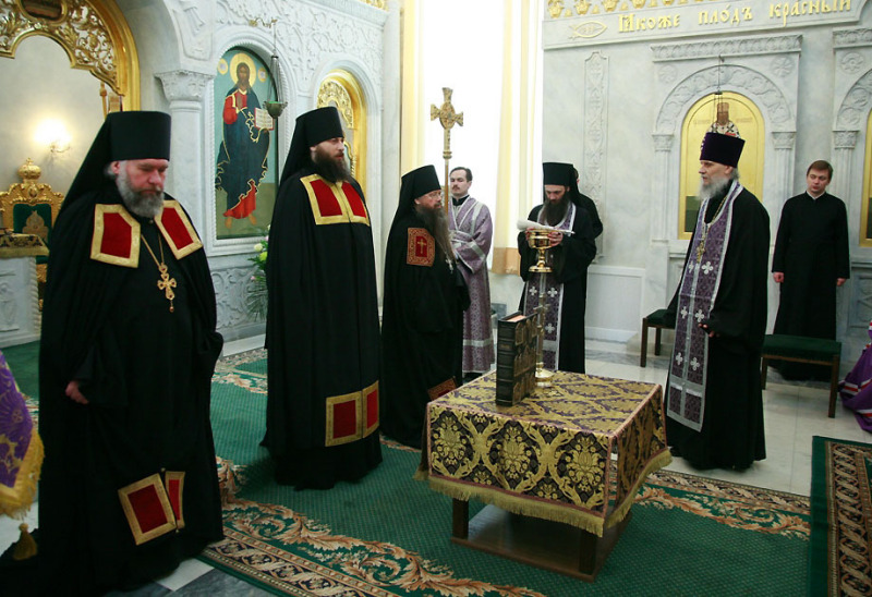 Наречение архимандрита Никодима (Чибисова) во епископа Шатурского