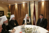 Встреча Святейшего Патриарха с главой сейма и президентом министров Латвийской Республики