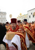 Патриаршее служение в Успенском соборе Московского Кремля в понедельник Светлой седмицы