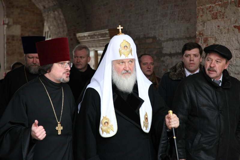 Посещение Святейшим Патриархом Кириллом Синодальной библиотеки Московского Патриархата