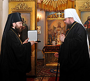 Архиепископ Волоколамский Иларион удостоен высокой награды Православной Церкви в Америке