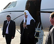 Предстоятель Русской Православной Церкви прибыл в Архангельск