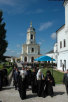 Визит Святейшего Патриарха Алексия в Серпухов (28.07.2005). Посещение Высоцкого монастыря.